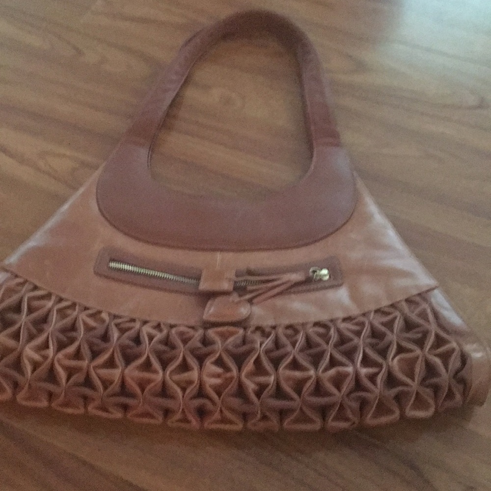 SALE! JOHN COLE BOHO LARGE LEATHER SHOULDER BAG